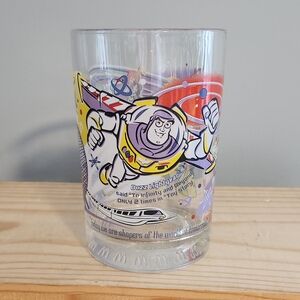 McDonald's 100 Years of Magic Disney / Pixar Glass Tumbler Epcot Toy Story
